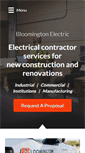 Mobile Screenshot of bloomingtonelectric.com